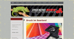 Desktop Screenshot of druckerei-huwig.de